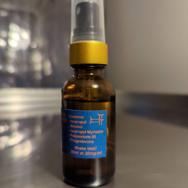 Transdermal Progesterone Spray 30ml 30mg/ml - Image 2
